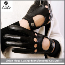 2016 new design driving Leather Gloves With Perforated Pattern